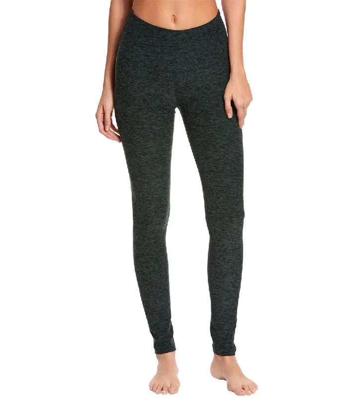 Beyond Yoga Spacedye High Waisted Long Yoga Leggings Black-Evergreen