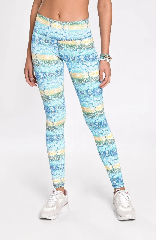 Mandalas RioSoft Leggings Blue