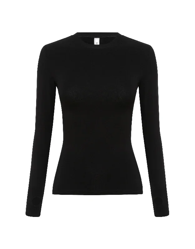 fitted-long-sleeve-black