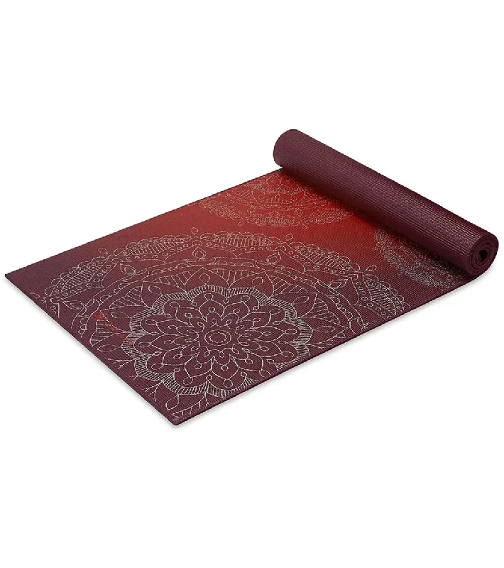 Gaiam Metallic Sunset Yoga Mat 68 6mm Metallic Sunset