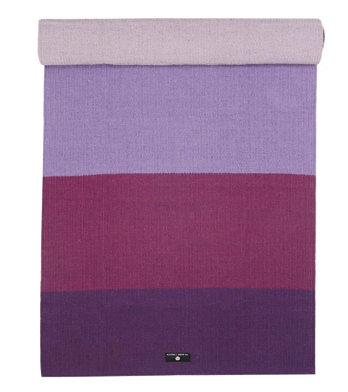 Hugger Mugger Cotton Yoga Rug 74 3mm Lavender Fields