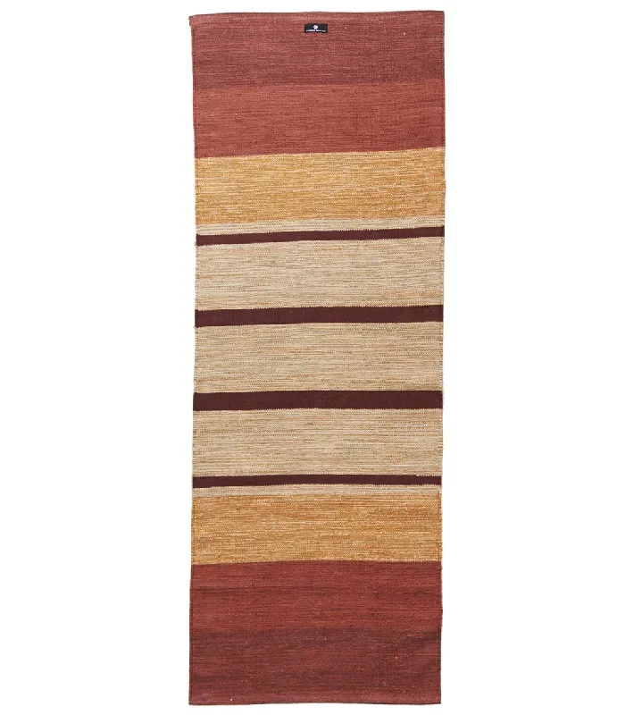 Hugger Mugger Cotton Yoga Rug 74 3mm Red Rock