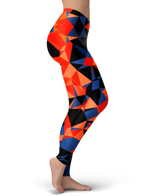 orange-and-black-geo-leggings