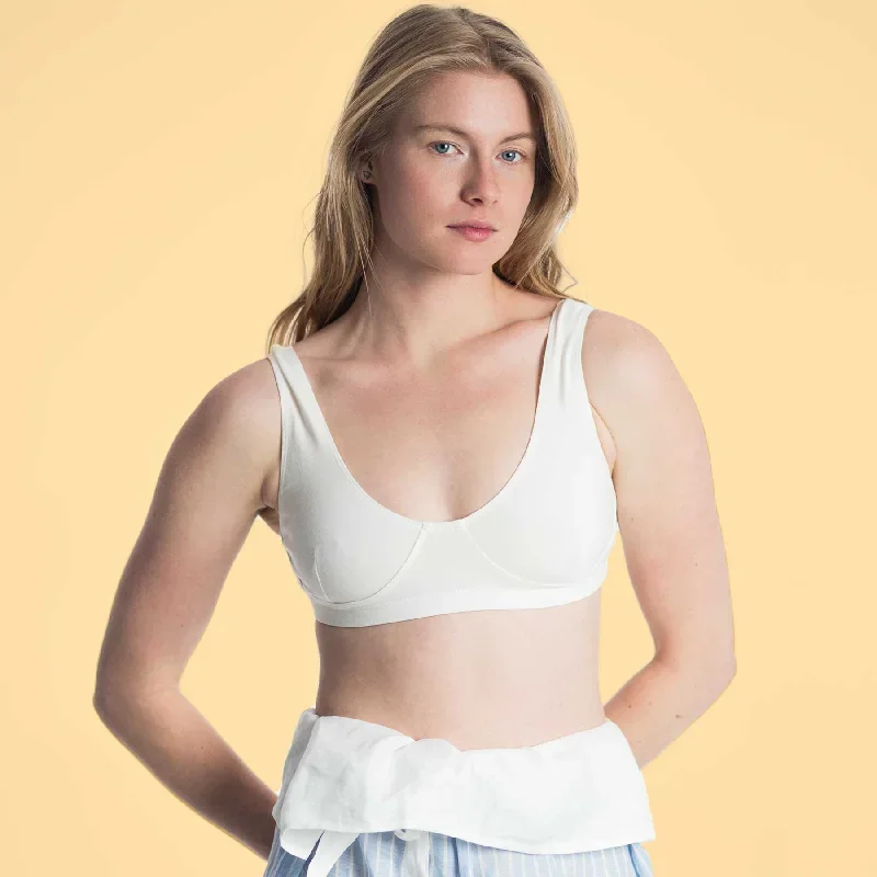 AUBREY Organic Cotton Wireless Bra (Grown & Made in USA)