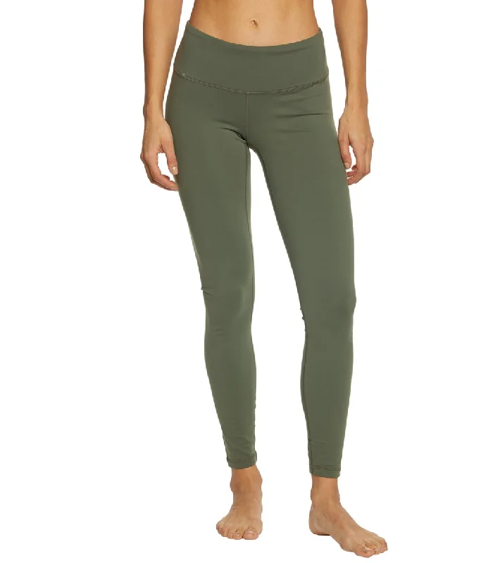 prAna Pillar Yoga Leggings Forest Green