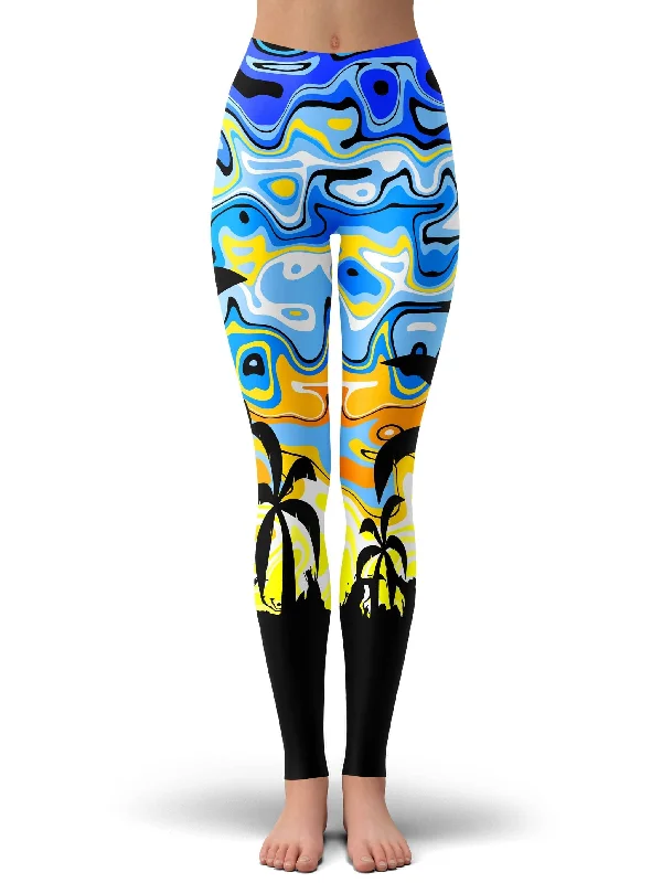 Tropical Night Leggings